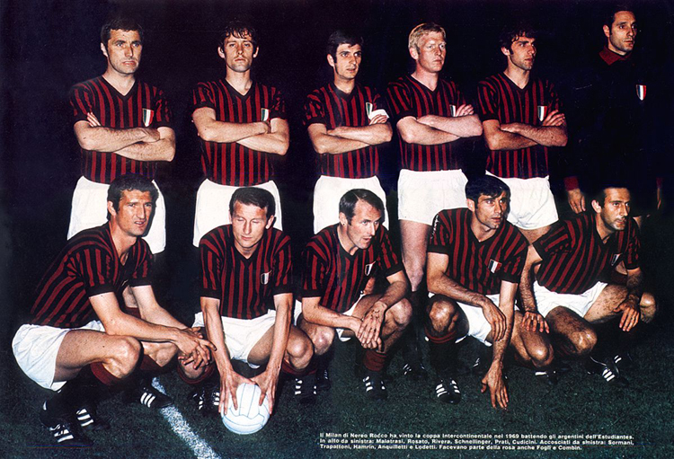 Милан (Милан, Италия) - обладатель Кубка чемпионов сезона 1968/1969 годов