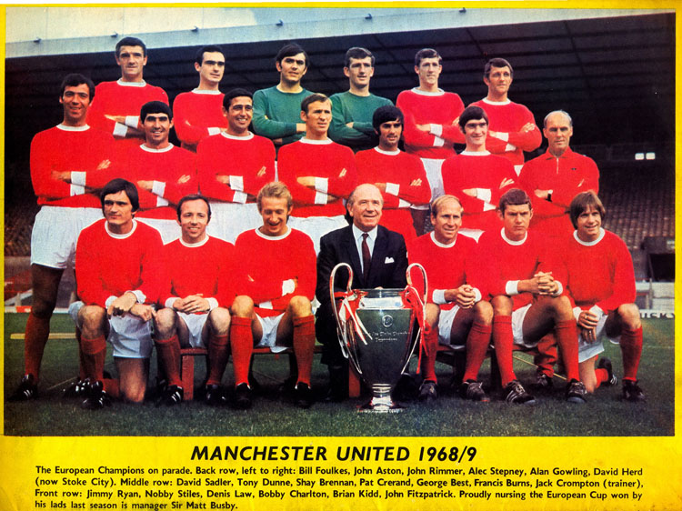 Манчестер Юнайтед (Манчестер, Англия) - обладатель Кубка чемпионов сезона 1967/1968 годов