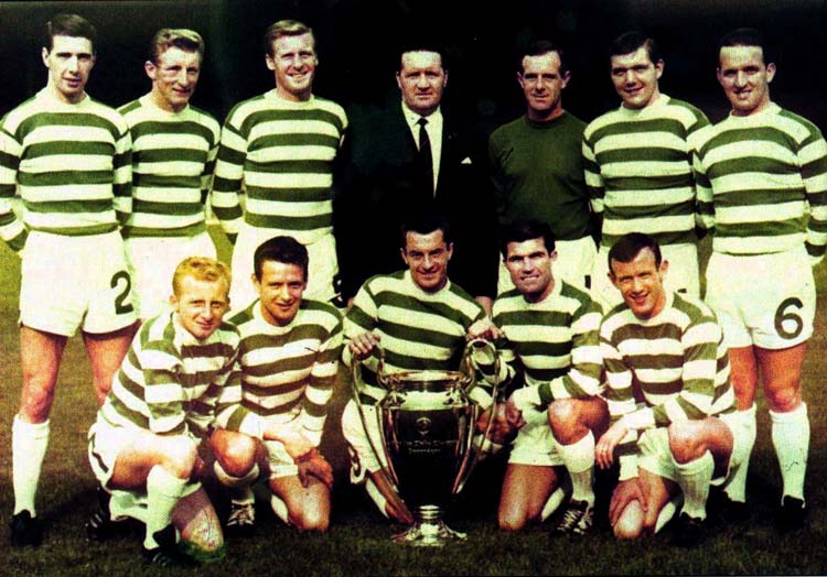 Селтик (Глазго, Шотландия) - обладатель Кубка чемпионов сезона 1966/1967 годов