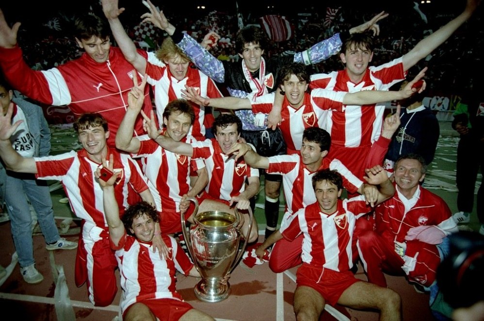 «Црвена Звезда» (Белград, Югославия) - обладатель Кубка европейских чемпионов 1991 года