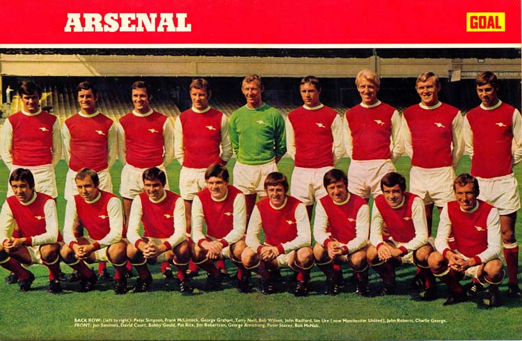 Арсенал, Лондон, Англия - обладатель Кубка ярмарок 1969/1970 годов