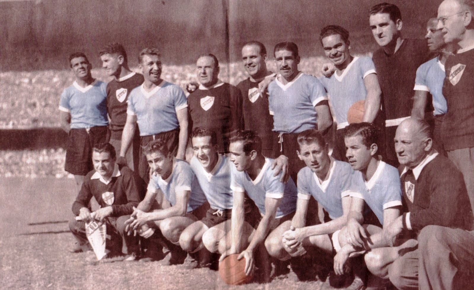  Сборная Уругвая - чемпион мира 1950 года